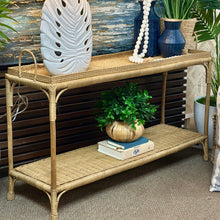 Load image into Gallery viewer, Natural Woven Console