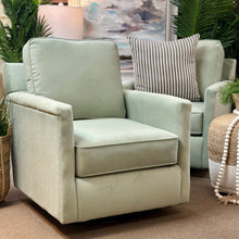 Load image into Gallery viewer, Seafoam Swivel Glider