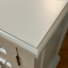 Load image into Gallery viewer, Teal Fretwork Cabinet