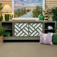 Load image into Gallery viewer, Greige Sliding Door Cabinet