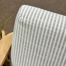 Load image into Gallery viewer, Blue/Ivory Striped Chair