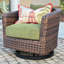 Load image into Gallery viewer, Mocha Outdoor Swivel Chair