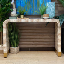 Load image into Gallery viewer, Waterfall Mother of Pearl Console