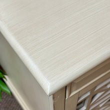 Load image into Gallery viewer, Antique Cream Chairside Table