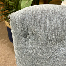 Load image into Gallery viewer, Tufted Blue Chair