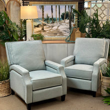 Load image into Gallery viewer, Aqua Push Back Recliner