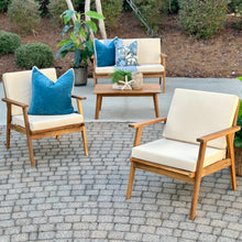 Load image into Gallery viewer, 4PC Acacia Wood Outdoor Set