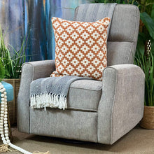 Load image into Gallery viewer, Grey Swivel Gliding Recliner