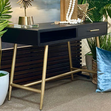 Load image into Gallery viewer, Modern Black Desk