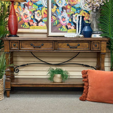 Load image into Gallery viewer, 2DR Wood/Metal Console