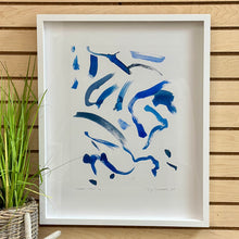 Load image into Gallery viewer, 'Gestures In Blue I' Art