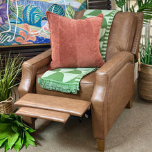 Load image into Gallery viewer, Mocha Faux Leather Recliner