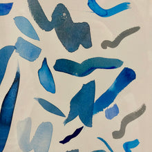 Load image into Gallery viewer, 'Gestures In Blue II' Art