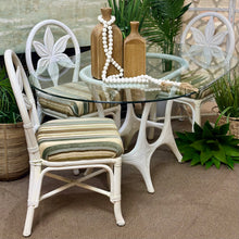 Load image into Gallery viewer, 5PC Glass & Rattan Dining Set