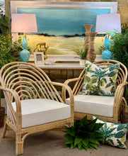 Load image into Gallery viewer, Curved Rattan Accent Chair