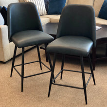 Load image into Gallery viewer, Dark Navy Counter Stool