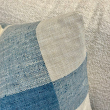 Load image into Gallery viewer, Blue Plaid Down Designer Pillowbra