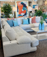 Load image into Gallery viewer, 3PC Taupe Tweed Sectional