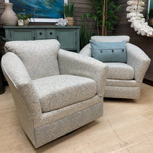 Load image into Gallery viewer, Pale Aqua Barrel Swivel Glider