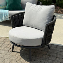 Load image into Gallery viewer, 5PC Grey Woven Outdoor Set