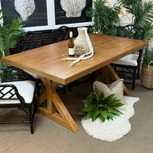 Load image into Gallery viewer, Wood Farmhouse Dining Table