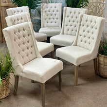 Load image into Gallery viewer, Beige Tufted Dining Chair