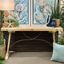 Load image into Gallery viewer, Beach Wood Folding Table