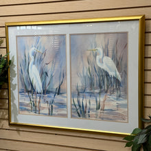 Load image into Gallery viewer, Margaret Hoybach Egrets Watercolor
