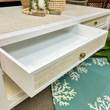 Load image into Gallery viewer, White Cane Coffee Table