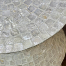 Load image into Gallery viewer, White Capiz Side Table