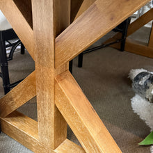 Load image into Gallery viewer, Wood Farmhouse Dining Table