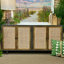 Load image into Gallery viewer, 4DR Cane Cabinet w/ Marble