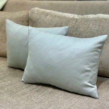 Load image into Gallery viewer, Spa Blue Silk Designer Lumbar