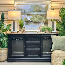 Load image into Gallery viewer, Two-Toned Glass Front Cabinet