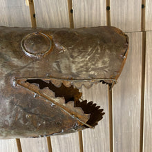 Load image into Gallery viewer, Hammered Metal Shark w/Rope