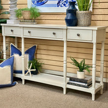 Load image into Gallery viewer, Off White Console Table