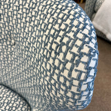 Load image into Gallery viewer, Blue & Ivory Swivel Glider