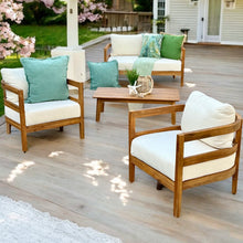 Load image into Gallery viewer, 4PC Outdoor Acacia Wood Set