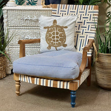 Load image into Gallery viewer, Bunakara Indigo Striped Chair