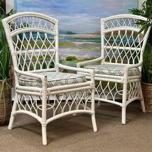 Load image into Gallery viewer, Vintage Trellis Rattan Dining Chair