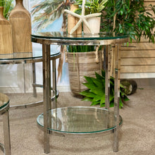 Load image into Gallery viewer, Glass Side Table