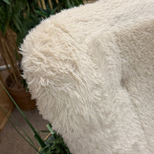 Load image into Gallery viewer, Cream Fur Accent Chair