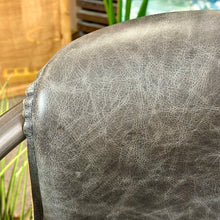 Load image into Gallery viewer, Set/2 Havertys Faux Leather Bar Stools