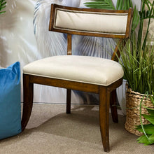 Load image into Gallery viewer, Curved Ivory Dining Chair