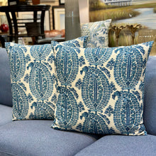 Load image into Gallery viewer, Brunshwig & Fils Blue Pillow