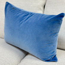 Load image into Gallery viewer, Blue Velvet Designer Lumbar