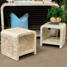 Load image into Gallery viewer, Capiz Waterfall Side Table