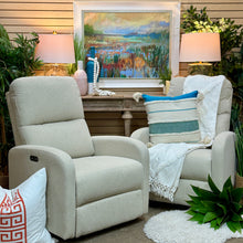 Load image into Gallery viewer, Beige Power Recliner