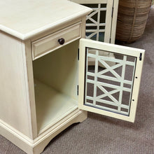 Load image into Gallery viewer, Antique Cream Chairside Table