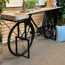 Load image into Gallery viewer, Wood/Metal Bicycle Console